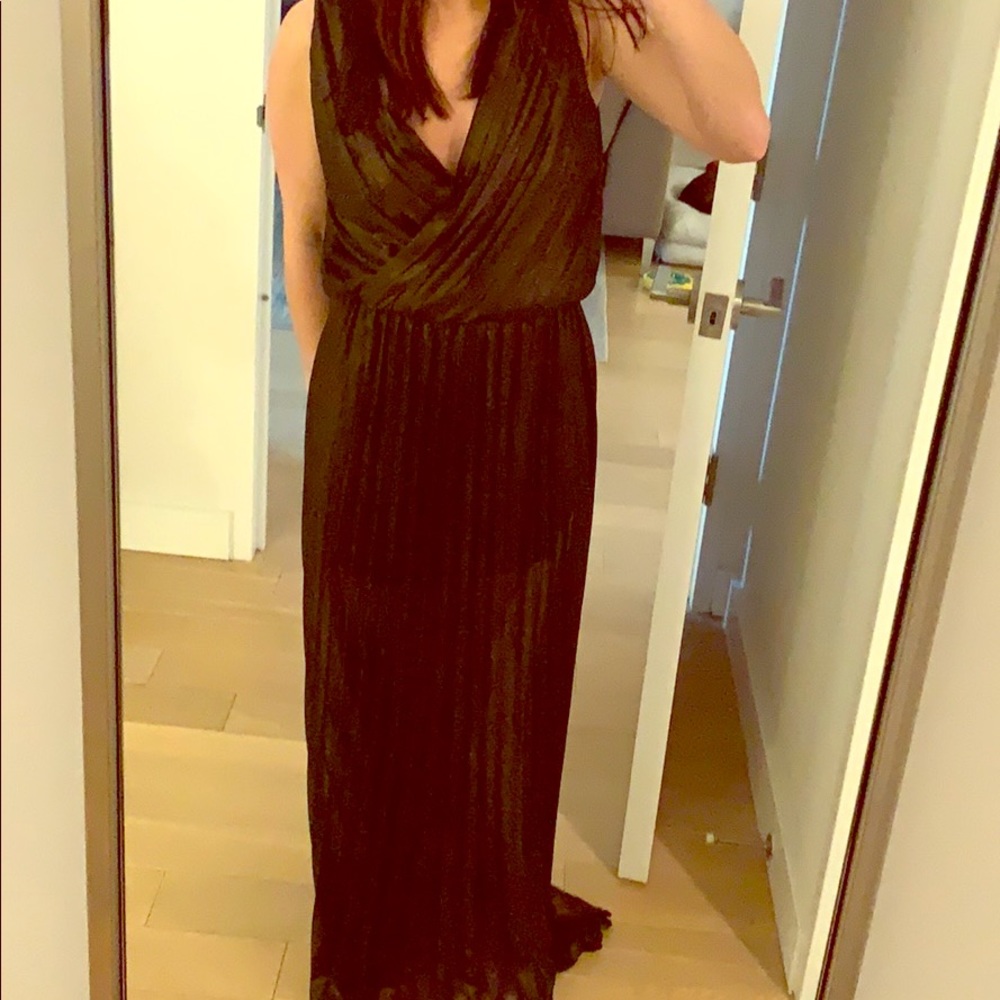 Black/gold dress